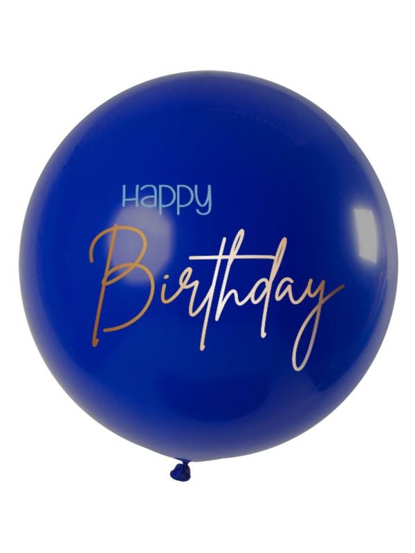 Elegant true blue XL ballon 80cm