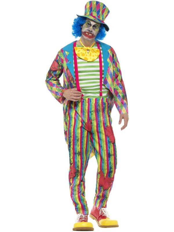 Enge clown lappenstof outfit main product photo