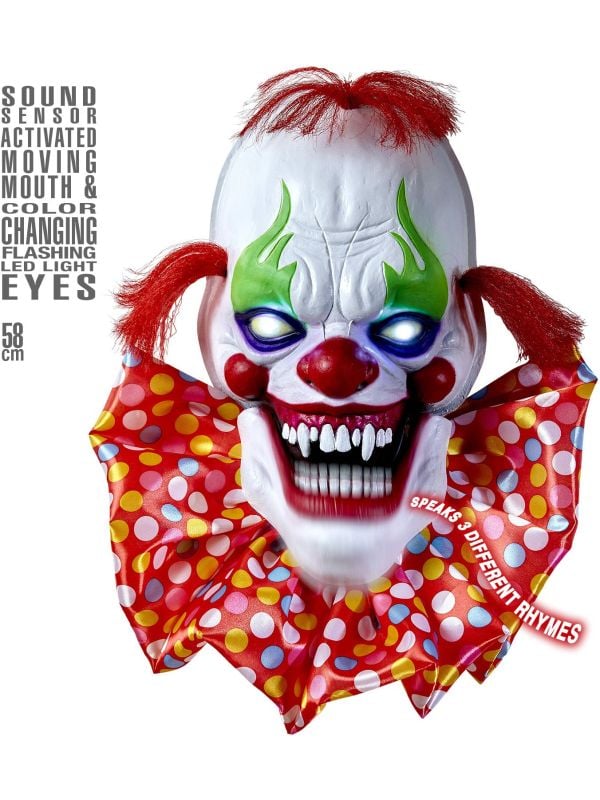 Enge horror clown versiering