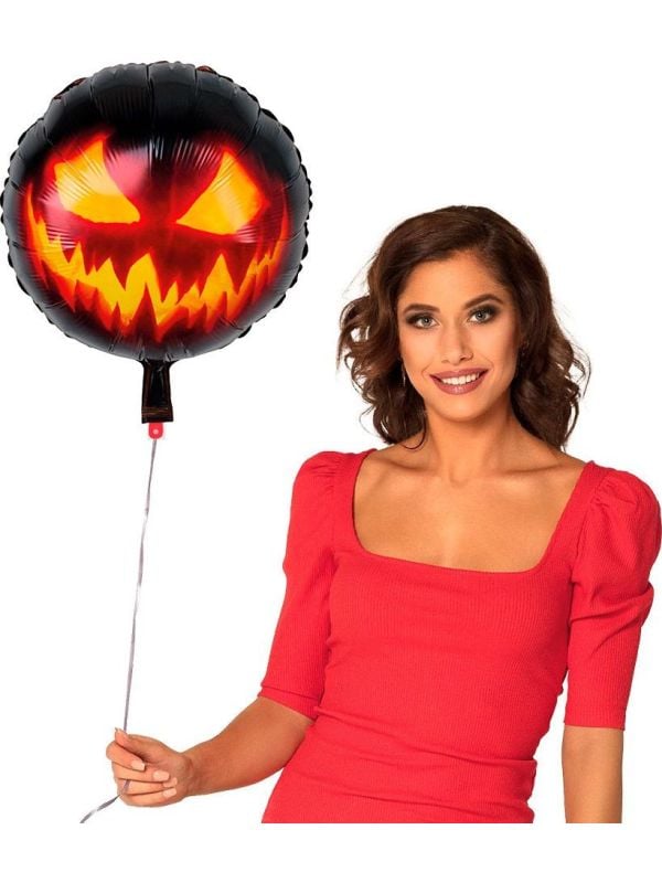 Enge pompoen halloween ballon