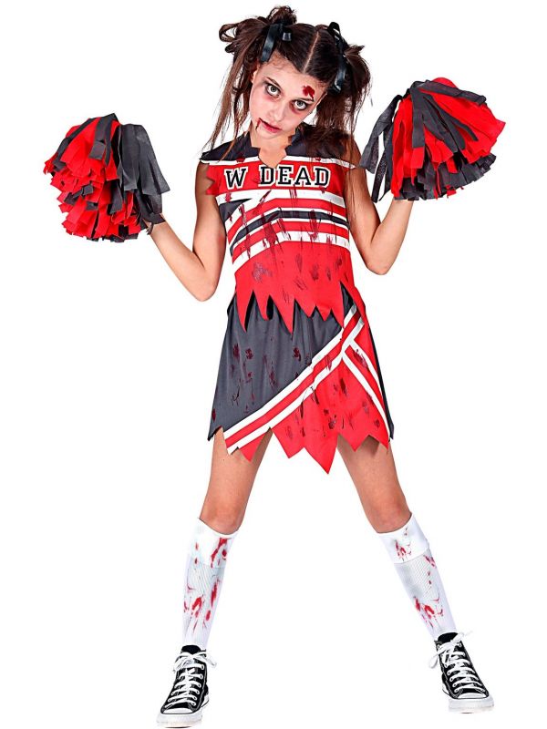 Enge zombie Cheerleader outfit meisjes