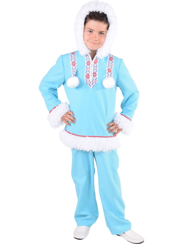 Eskimo kostuum jongens blauw main product photo