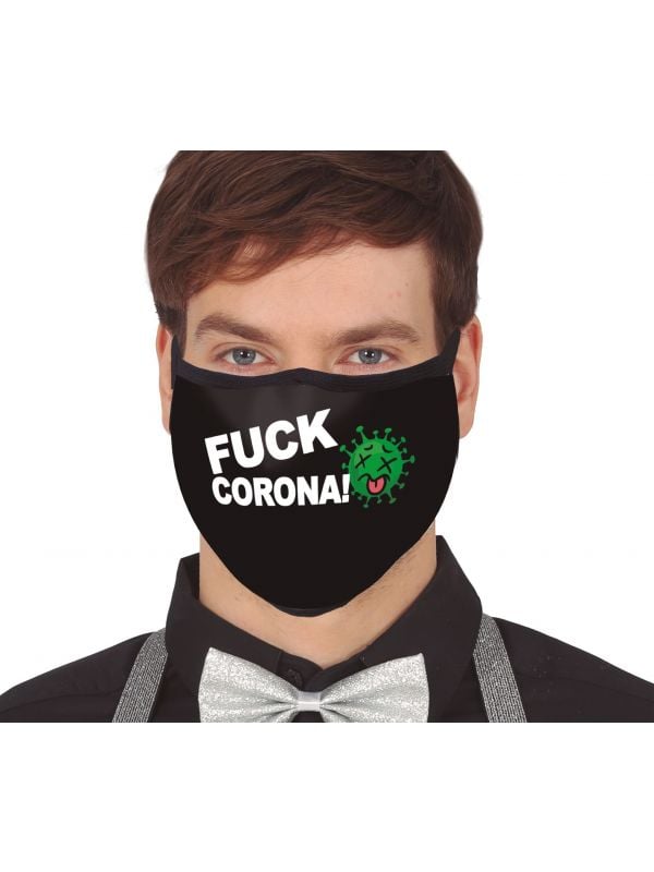 F*ck corona mondmasker