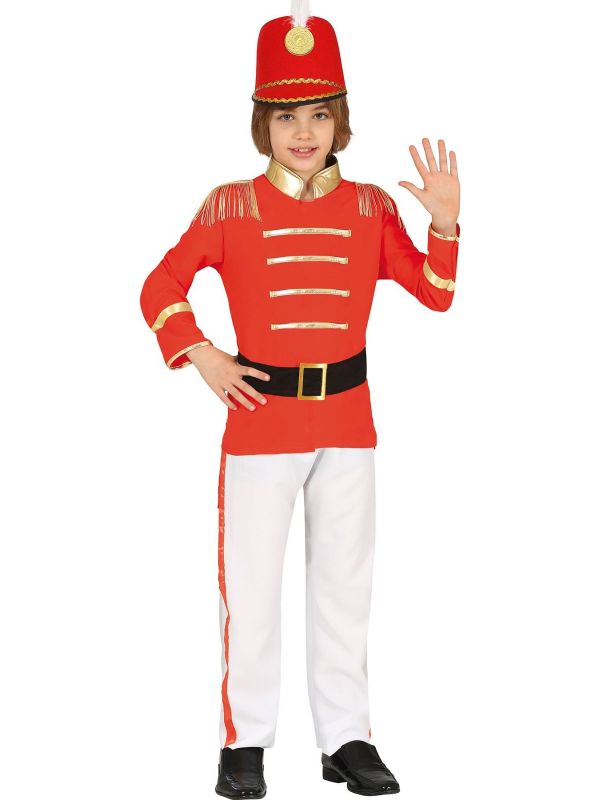 Fanfare outfit rood jongens