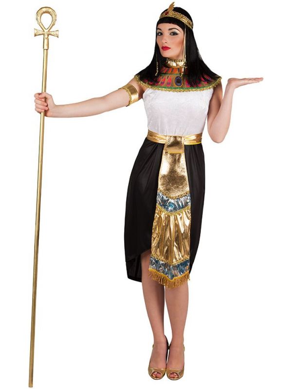 Farao Nefertiti jurk dames