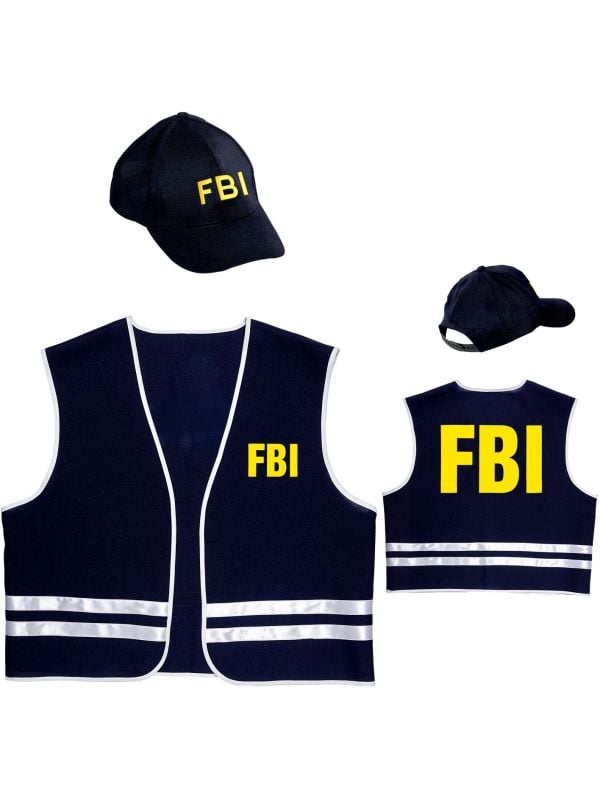 FBI vest met cap