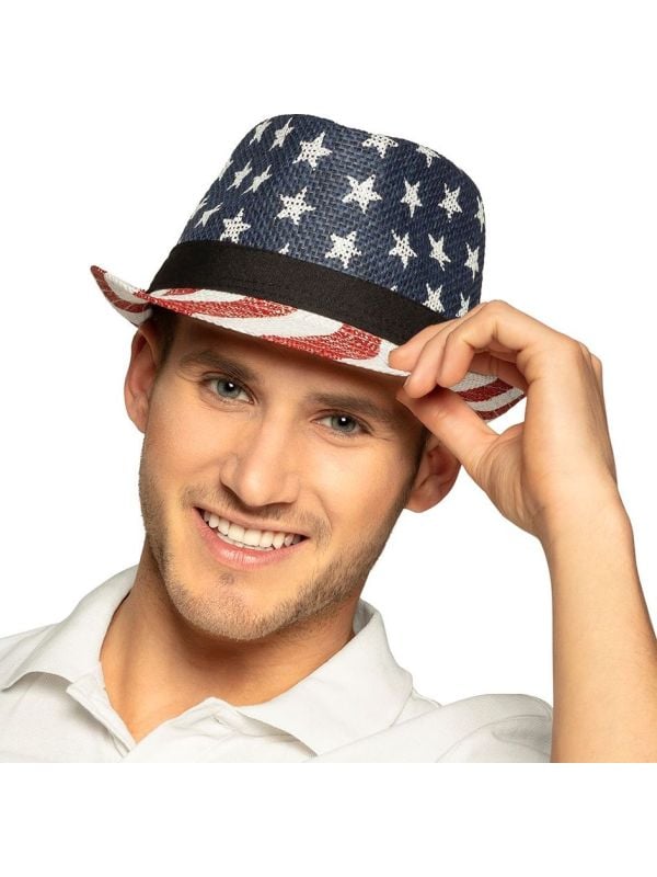 Fedora amerikaanse vlag