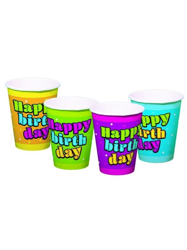 Feest bekers verjaardag sterren main product photo