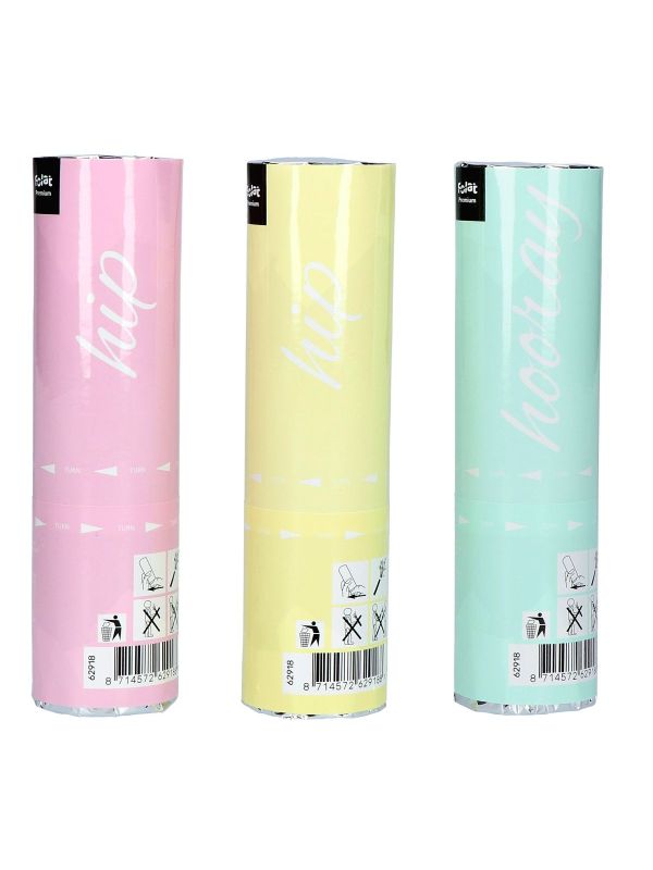 Feest confetti kanon set pastel main product photo