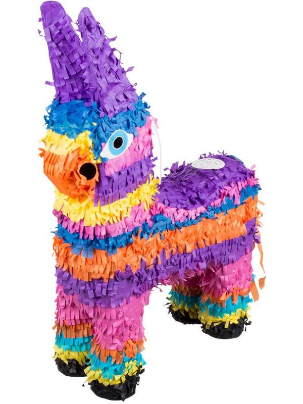 Feest piñata kleurige ezel