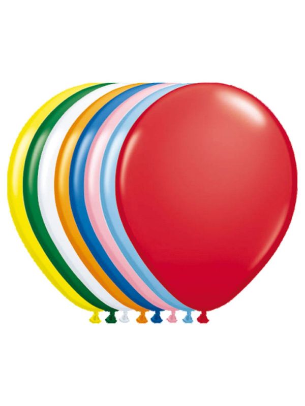 Feestelijke ballonnen kleurenmix 50 stuks 23cm