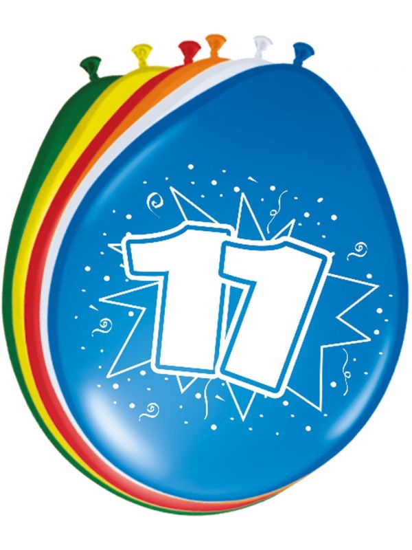 Feestelijke verjaardag ballonnen 11 jaar