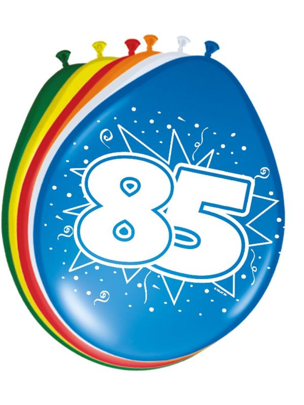 Feestelijke verjaardag ballonnen 85 jaar