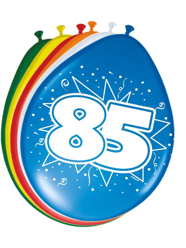 Feestelijke verjaardag ballonnen 85 jaar main product photo
