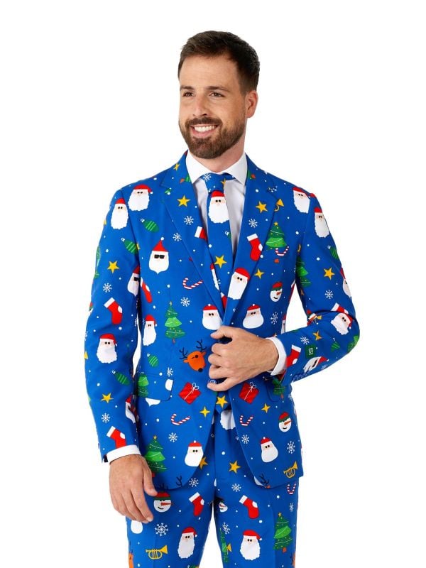 Festivity Blue suit Heren Opposuits