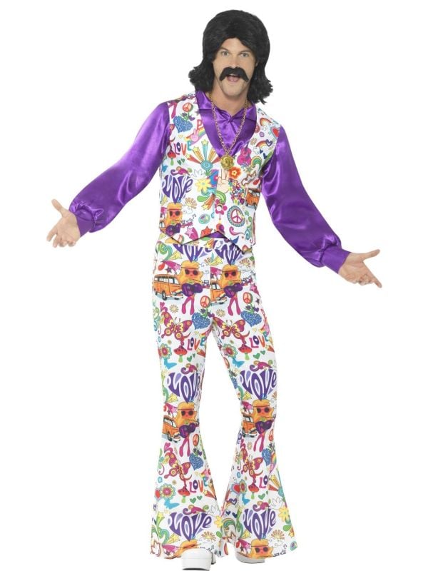 Flower Power outfit mannen