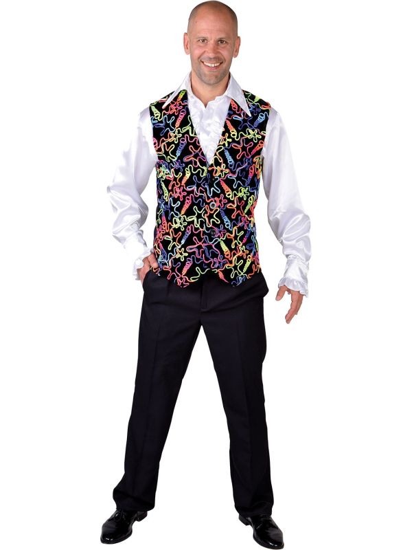 Fluor vest disco mannen main product photo