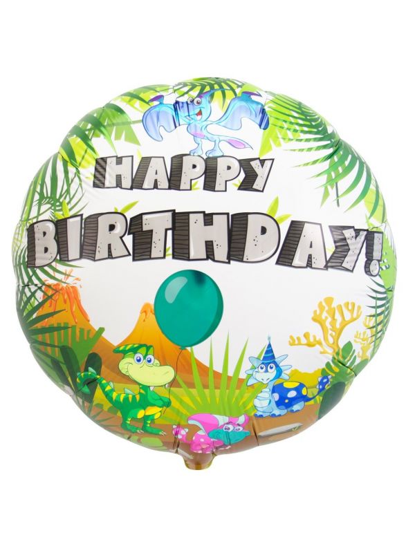 Folieballon dinosaurus party verjaardag