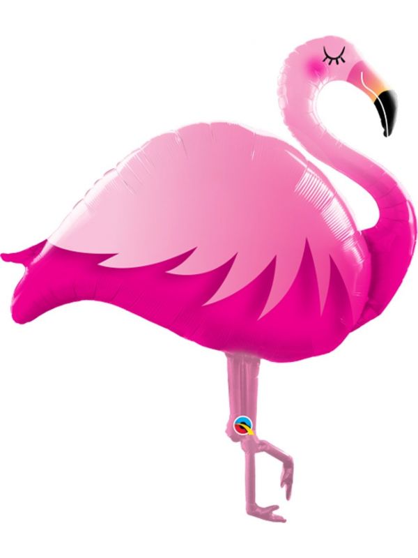 Folieballon hawaii flamingo