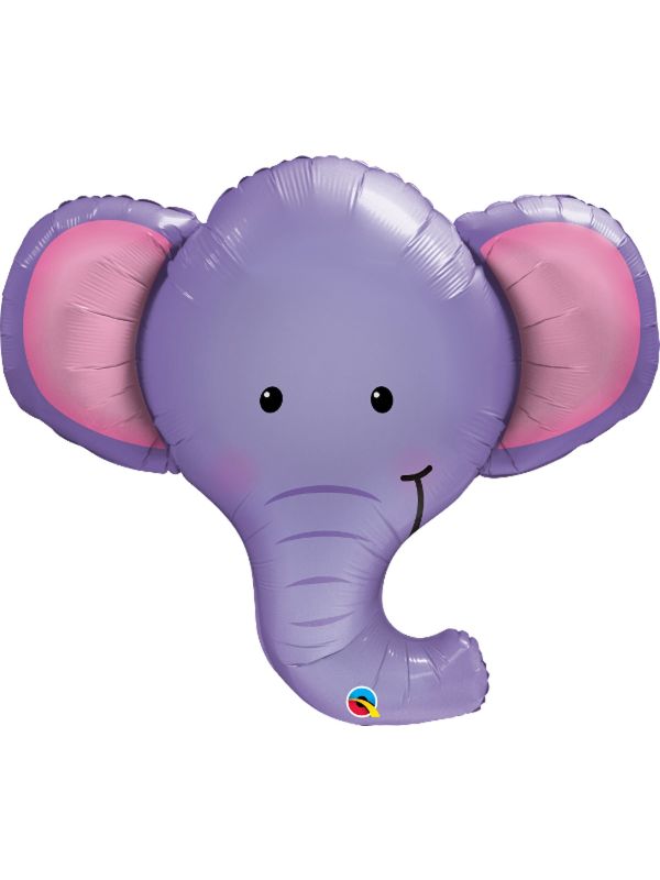 Folieballon olifant vorm paars main product photo