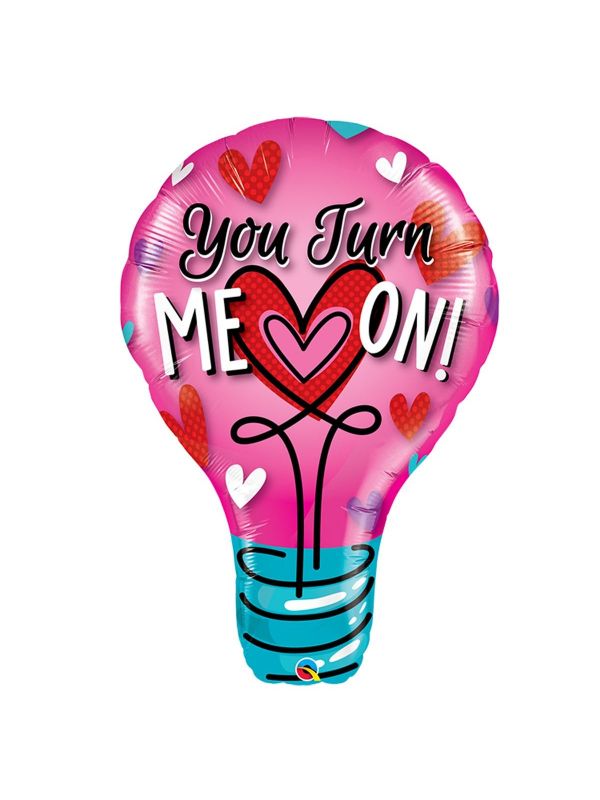 Folieballon peervorm licht valentijnsdag