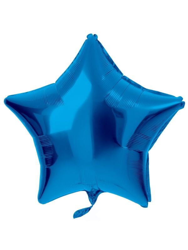 Folieballon stervorm blauw