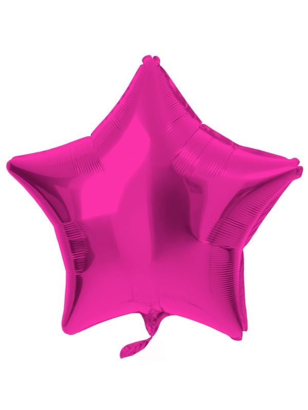 Folieballon stervorm roze