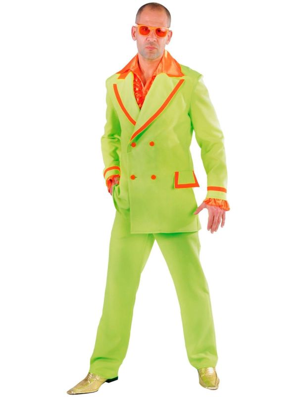 Fout groen kostuum heren main product photo