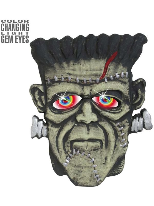 Frankenstein decoratie met edelstenen ogen