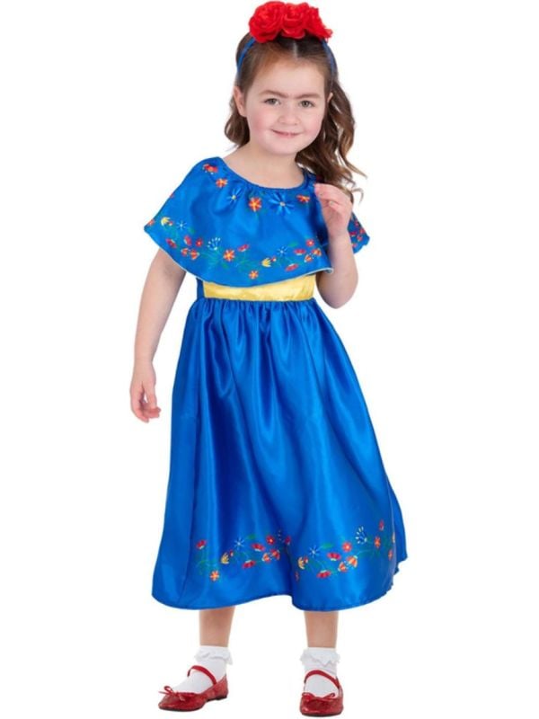 Frida Jurk Meisjes Blauw main product photo
