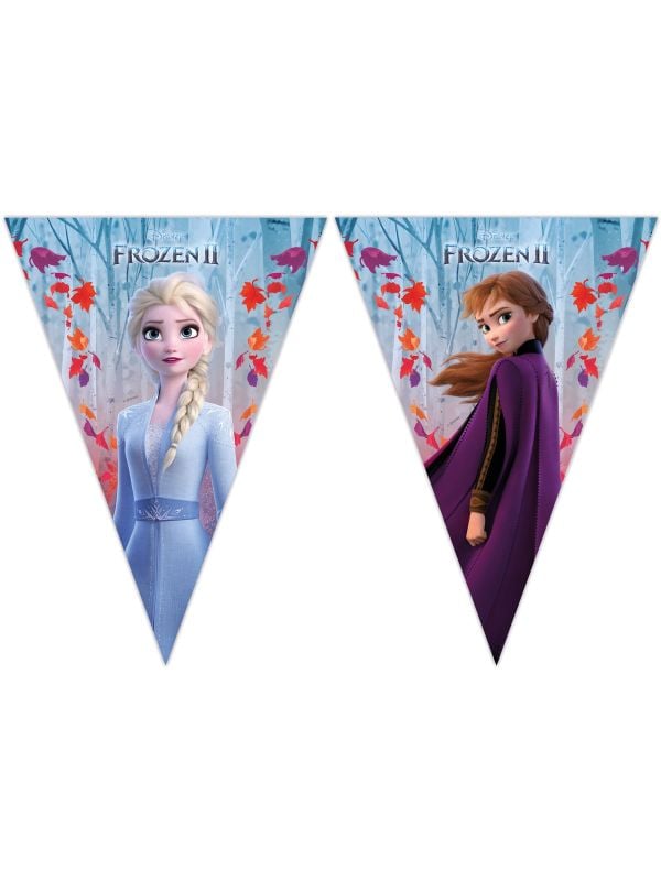 Frozen 2 kinderfeestje vlaggenlijn 2 meter