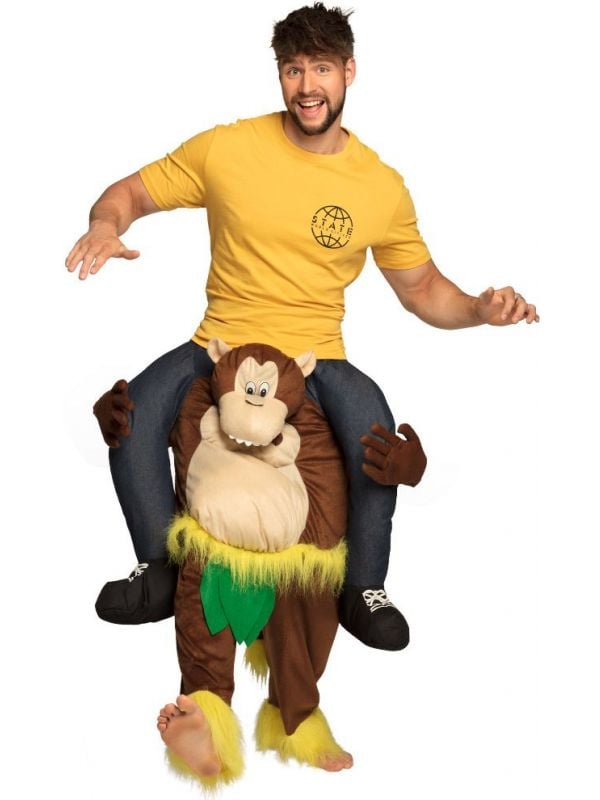Funny monkey instap kostuum aap