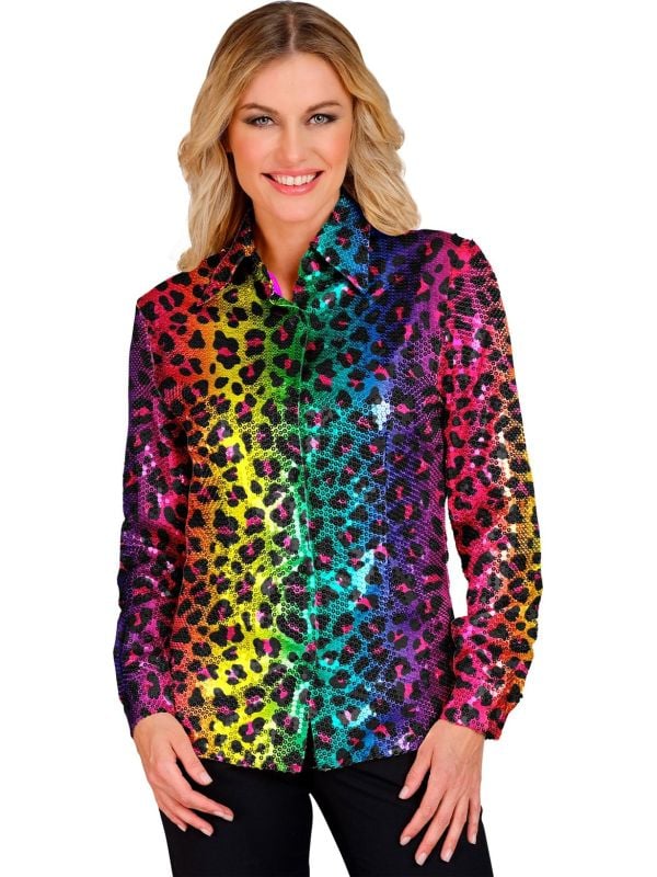 Gay pride dames panter blouse