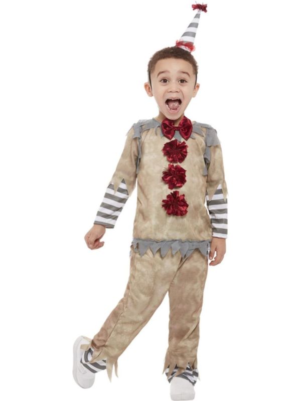 Geestige horror clown kostuum kind main product photo