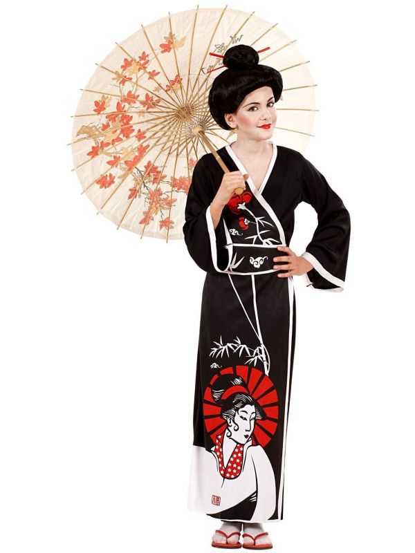 Geisha kimono jurk