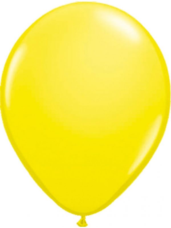 Gele metallic ballonnen 50 stuks 30cm