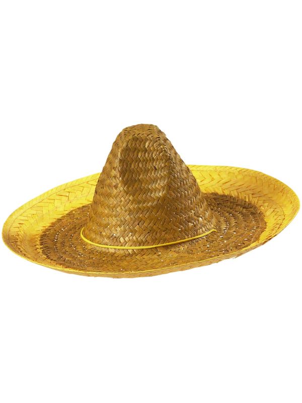 Gele mexicaanse sombrero