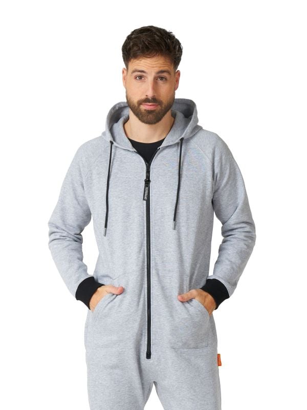 Gentle Grey Onesie Heren Opposuits