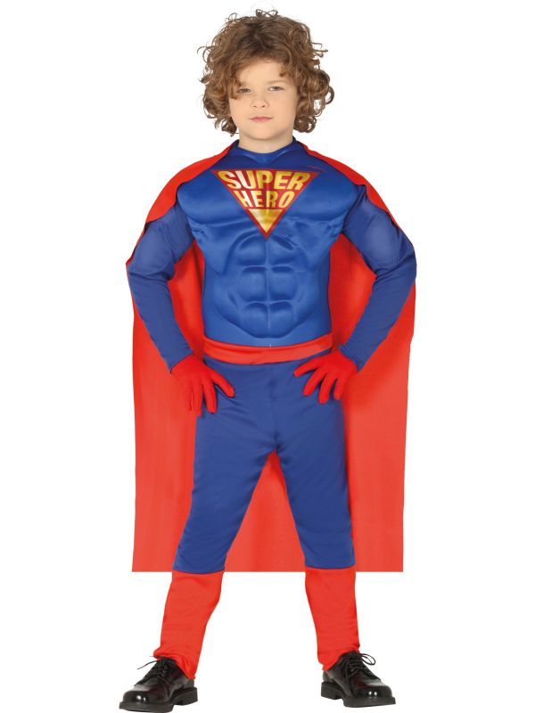 Gespierd superman outfit jongen