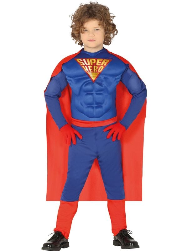 Gespierd superman outfit jongen