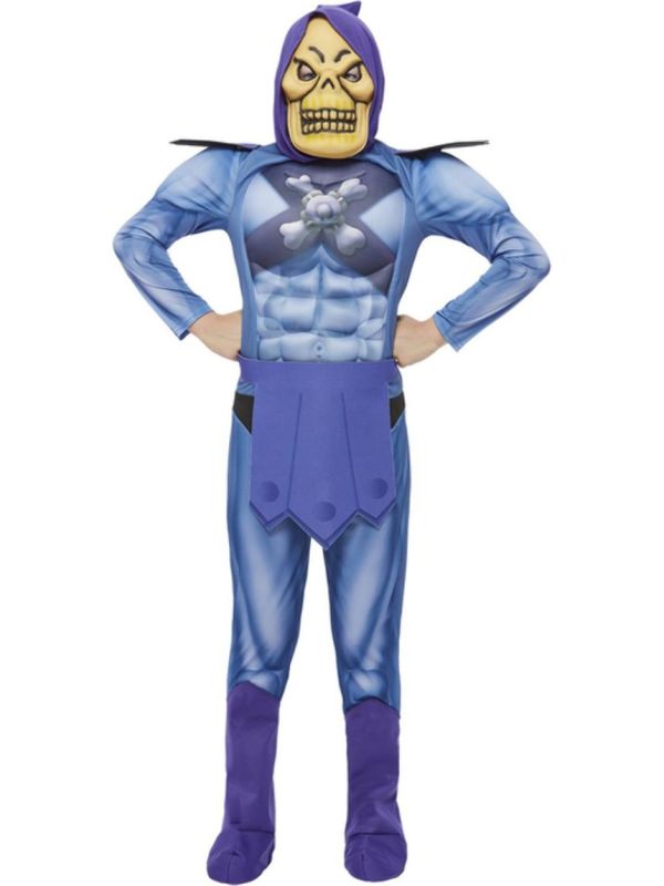 Gespierde He-Man Kostuum Jongens Blauw main product photo