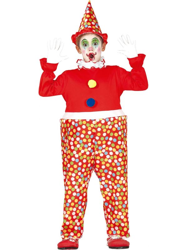 Gestipte clown outfit
