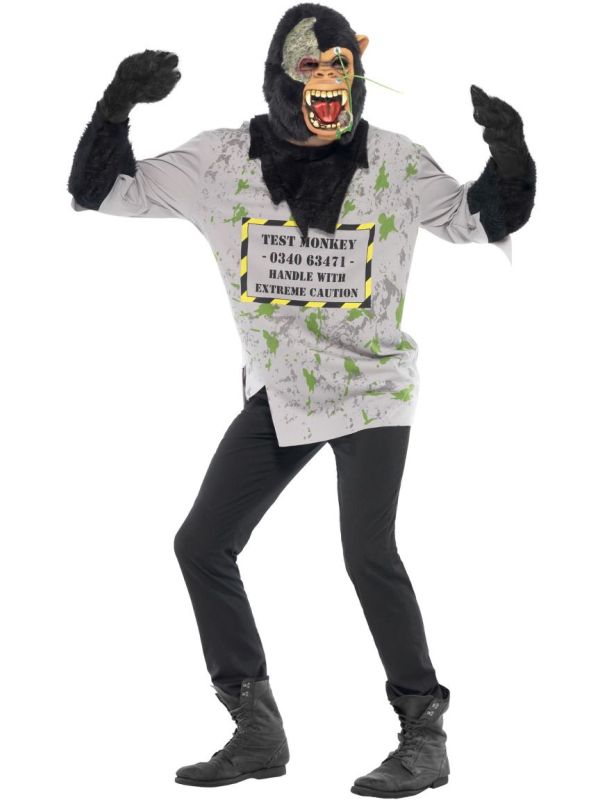 Gevaarlijke mutanten aap kostuum main product photo
