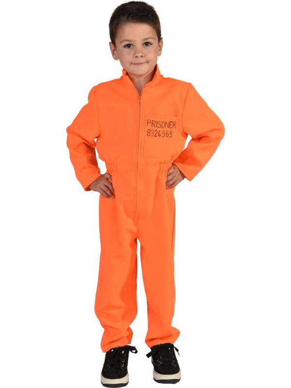 Gevangenis overall jongens oranje main product photo