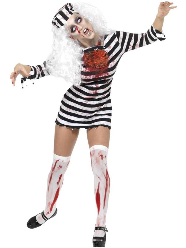 Gevangenis zombie jurkje dames main product photo