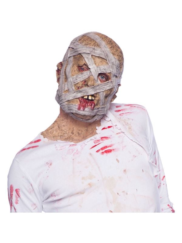 Gezichtsmasker mummie horror latex