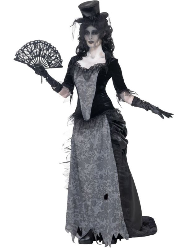 Ghost town zwarte weduwe kostuum main product photo