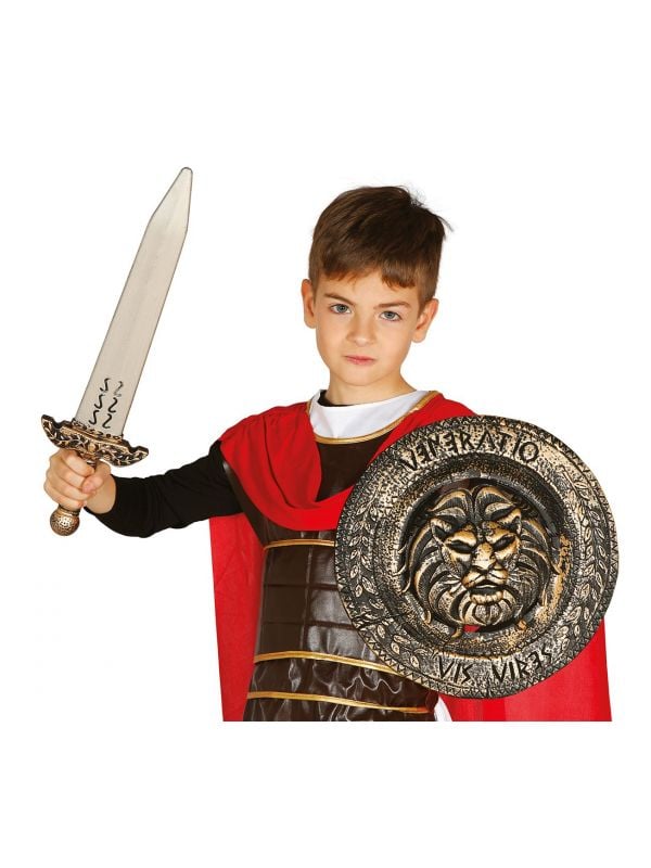 Gladiator zwaard met schild kind