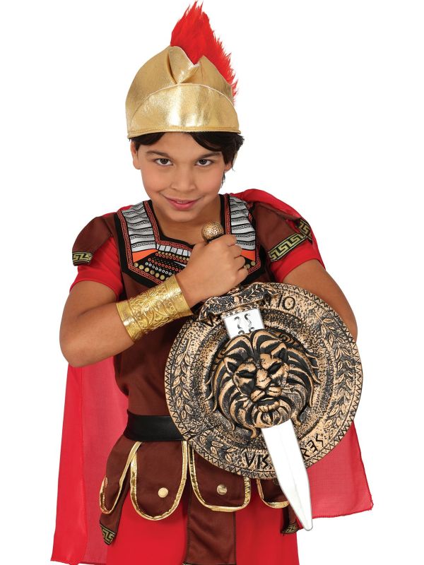 Gladiator zwaard met schild kind