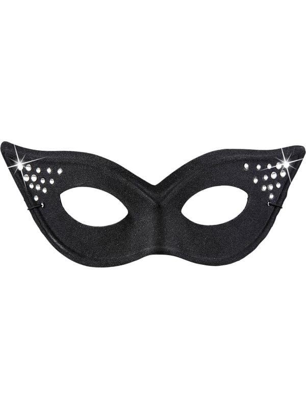 Glamour oogmasker zwart